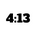 4:13 